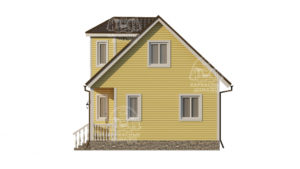 каркасный дом 7x6 Москва