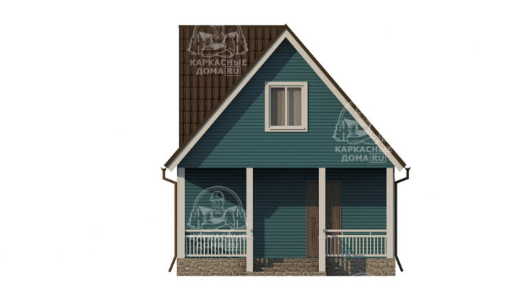 каркасный дом Автомалит 8x6 Москва