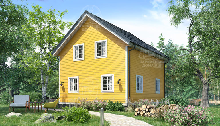 проект каркасного дома Аметист Москва