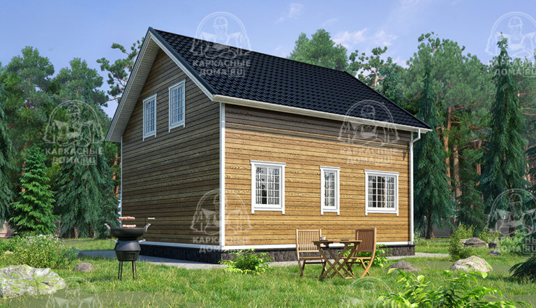 проект каркасного дома Алмаз Москва
