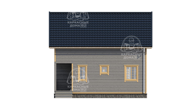 каркасный дом 8x8 Москва