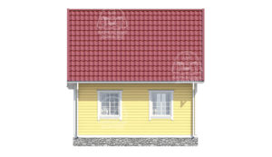 каркасный дом 7,5x6 Москва