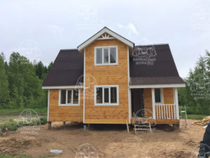 каркасный дом 10,5 на 7,5 Москва