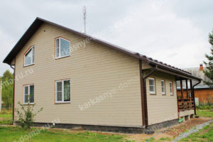 проект каркасного дома Сердолик Москва