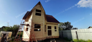 каркасный дом 7x7 Москва