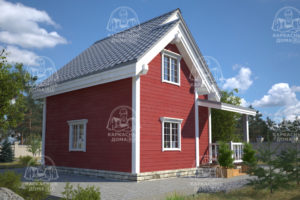 каркасный дом 8x7 Тааффеит Москва