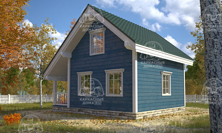 каркасный дом 7x6 Титанит Москва