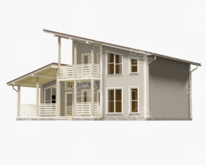 каркасный дом 12x10 Эльбаит Москва