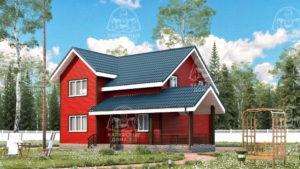 Каркасный дом 12x8 Александрин