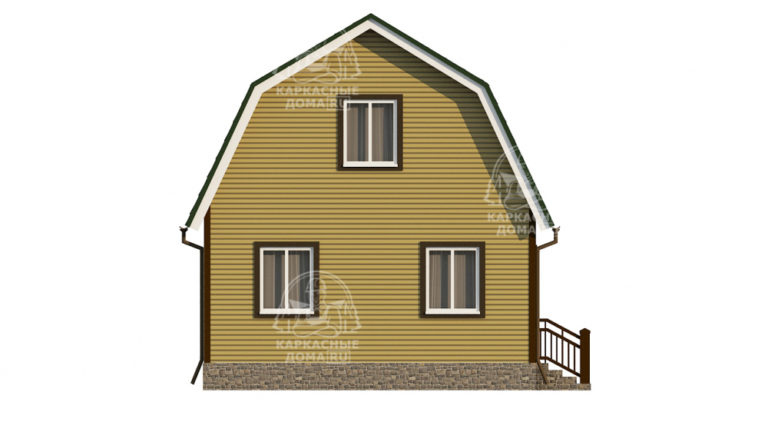 каркасный дом 5x6 Москва