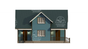 каркасный дом 10,5 на 7,5 Москва