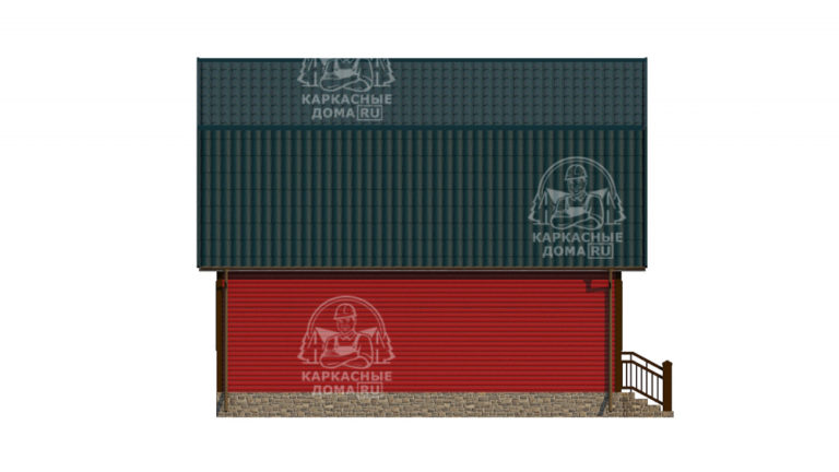 каркасный дом Жадеит под ключ