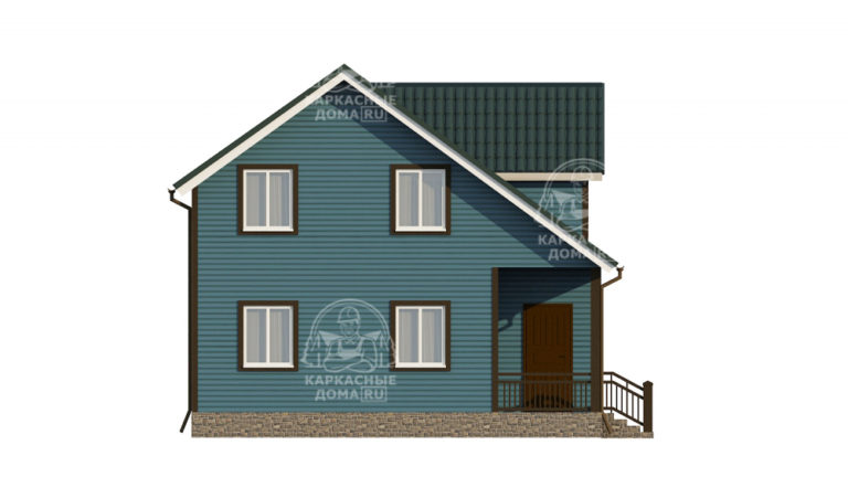 каркасный дом 6x8 Москва