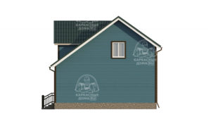 проект каркасного дома Коралл Москва