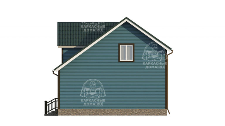 проект каркасного дома Коралл Москва