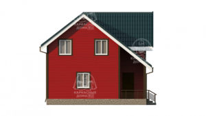 каркасный дом 8x8 в Москва