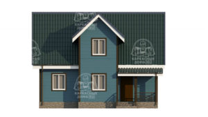 каркасный дом Туркенит 9x7 Москва