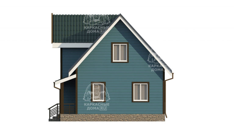 проект каркасного дома Туркенит Москва