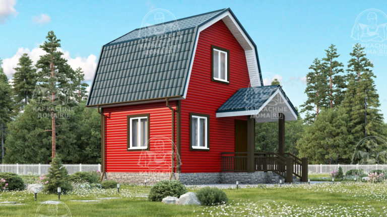 Каркасный дом 5x4 Нефрит