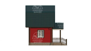 каркасный дом Нефрит под ключ