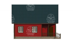 каркасный дом Халцедон под ключ