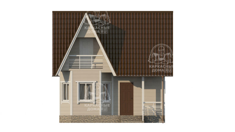 каркасный дом 7x7 Москва