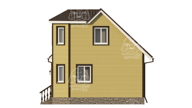 каркасный дом Джиразоль 7x7 Москва