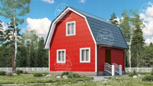 Каркасный дом 6x6 Лабрадор