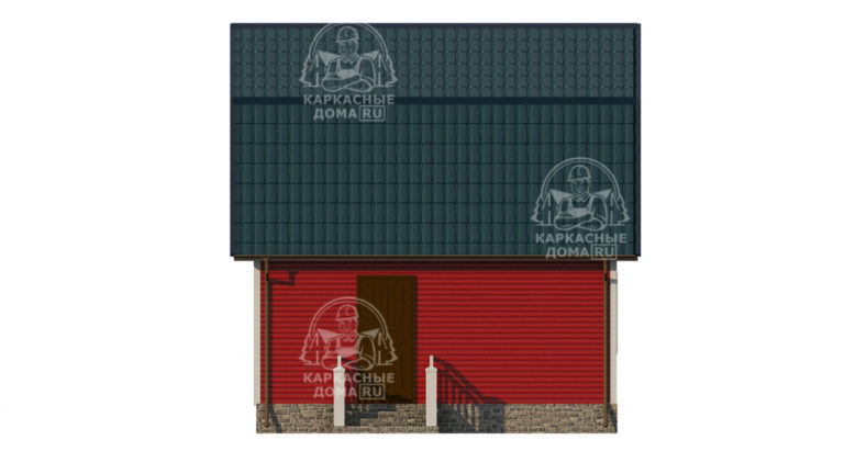 каркасный дом Лабрадор 6x6 под ключ