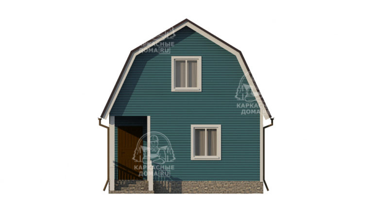 каркасный дом 6x6 Москва