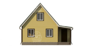 каркасный дом Андрадит 6x8 Москва