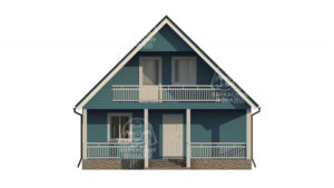 каркасный дом Цитрин 7,5x8 Москва