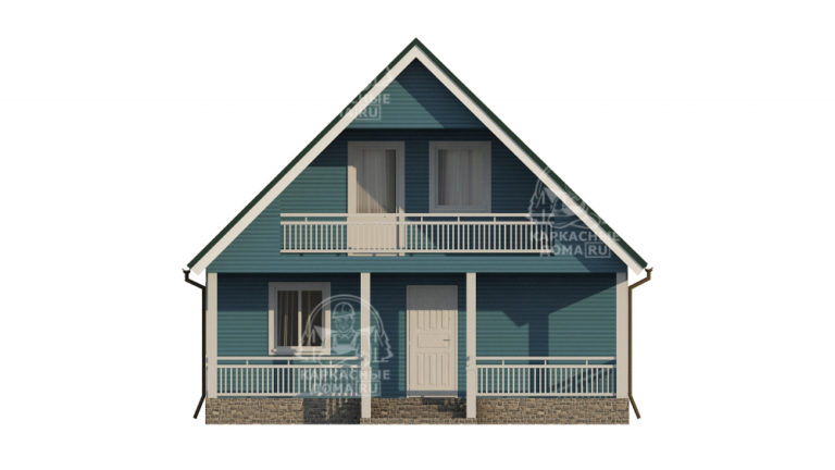 каркасный дом Цитрин 7,5x8 Москва