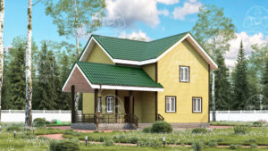 Каркасный дом 11x8 Флюорит