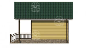 каркасный дом Гроссуляр 6x6 под ключ