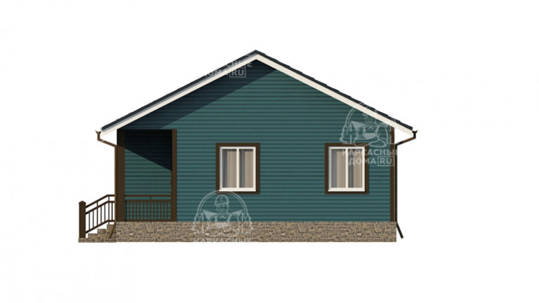 каркасный дом 7,5 на 9 Москва