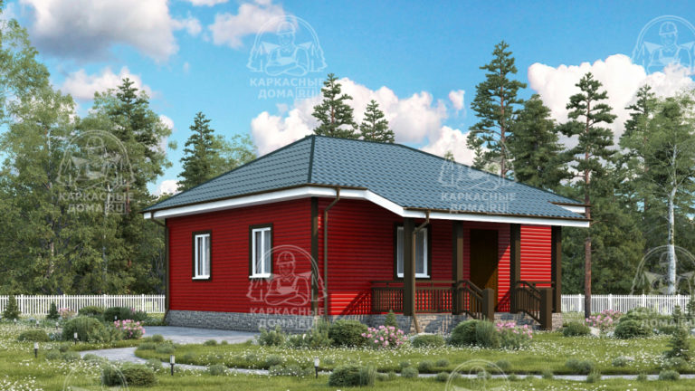 каркасный дом 8x8 Иолит