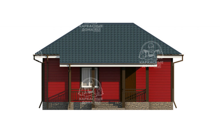 каркасный дом 8x8 Иолит Москва