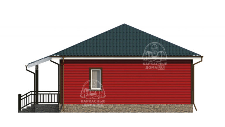 каркасный дом Иолит 8x8 под ключ