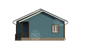 каркасный дом Аксинит 9x8 Москва