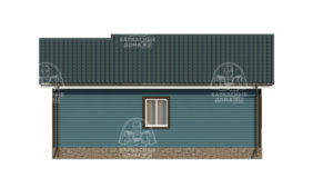 каркасный дом Аксинит 9x8 под ключ