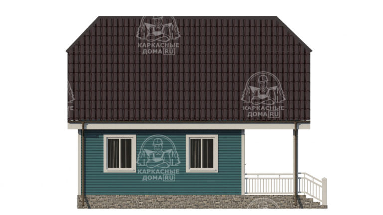 каркасный дом Стеатит под ключ