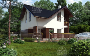 каркасный дом Азурит под ключ