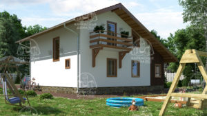 проект каркасного дома Агальматолит Москва