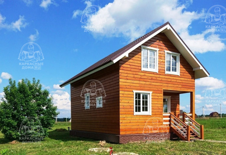 проект каркасного дома Обсидиан Москва