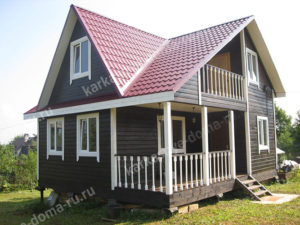 каркасный дом 6x7 Москва