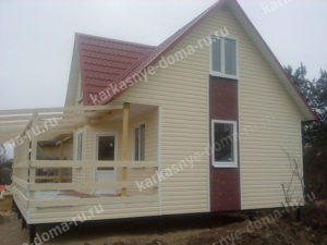 строительство каркасника 7x8 под ключ