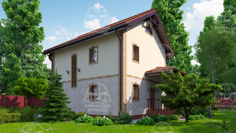 проект каркасного дома Актинолит Москва