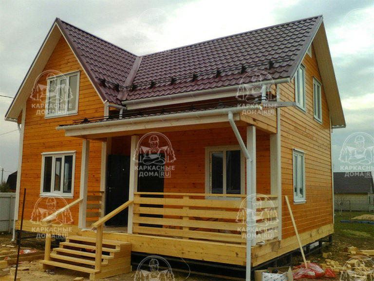 каркасный дом 12 на 8 Москва