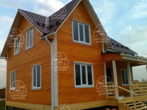 проект каркасного дома Александрин Москва